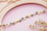 Jadeite and Mother of Pearl Bracelet