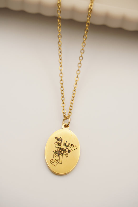 YOU ARE MY STRENGTH NECKLACE - Gold, Rose Gold, Silver