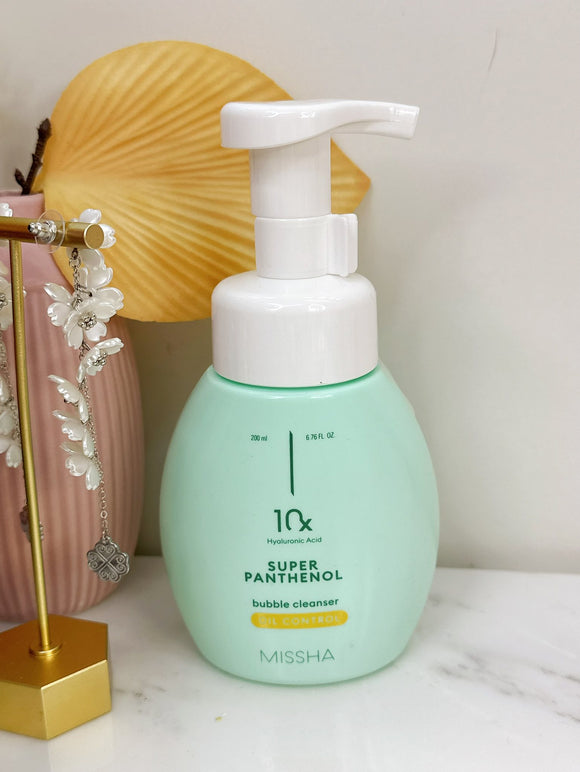 MISSHA - SUPER PANTHENOL BUBBLE CLEANSER - OILY SKIN