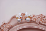 Pearl Butterfly Studs