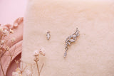Angel Wing Studs -Gold/Silver