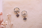 Silver Heart Earrings