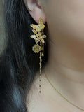 Butterfly Jacket Earrings