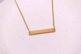 Bar Necklace - Gold/Silver