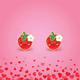 Strawberry Spring Studs