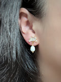 White Dazzle Earrings