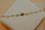 Lucky Charm Jade Bracelet Set - Gold