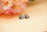 Heart Snail Studs