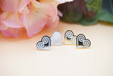 Heart Snail Studs