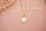 Seashell Cross Necklace