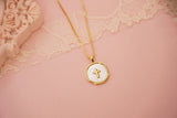 Seashell Cross Necklace