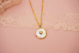 Seashell Heart Necklace