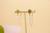 Freshwater Pearl Jacket Earrings