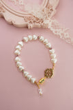 Pearl Heart Bracelet - Gold/Silver