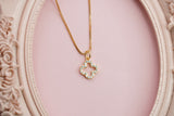 Clover Cz Necklace