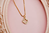 Clover Cz Necklace