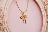 Cz Bow Necklace