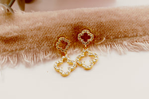 Dazzling Clover Earrings