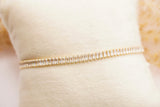 3mm Baguette CZ Tennis Bracelet