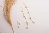 Pearl Dangle Jacket Earrings