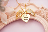 Heart Wing Necklace - Gold/Silver