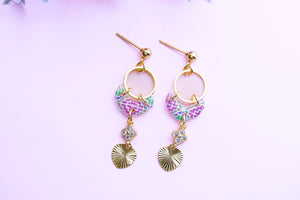 Clover Heart Dangles