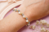Jadeite and Mother of Pearl Bracelet