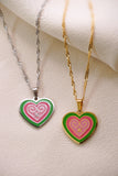 Hmong Snail Heart Necklace - Gold/Silver