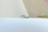 Diamond Cut 14K White Gold Huggies