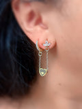 Snail Heart Duo Earrings