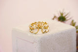 Snail Heart Ring