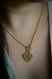 Kawaii Snail Heart Necklace