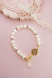 Pearl Heart Bracelet - Gold/Silver