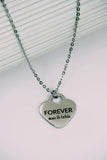 Forever Mus/Moog ib txhis Necklace - Gold/Silver