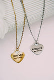 Forever Mus/Moog ib txhis Necklace - Gold/Silver