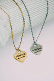 Forever Mus/Moog ib txhis Necklace - Gold/Silver