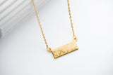 Pnm Bar Necklace