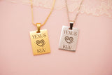 Yexus Hlub Kuv = Jesus Loves Me Necklace