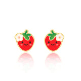 Strawberry Spring Studs