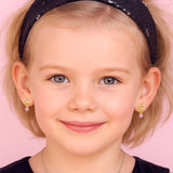 Pink Bow Stud Dangle